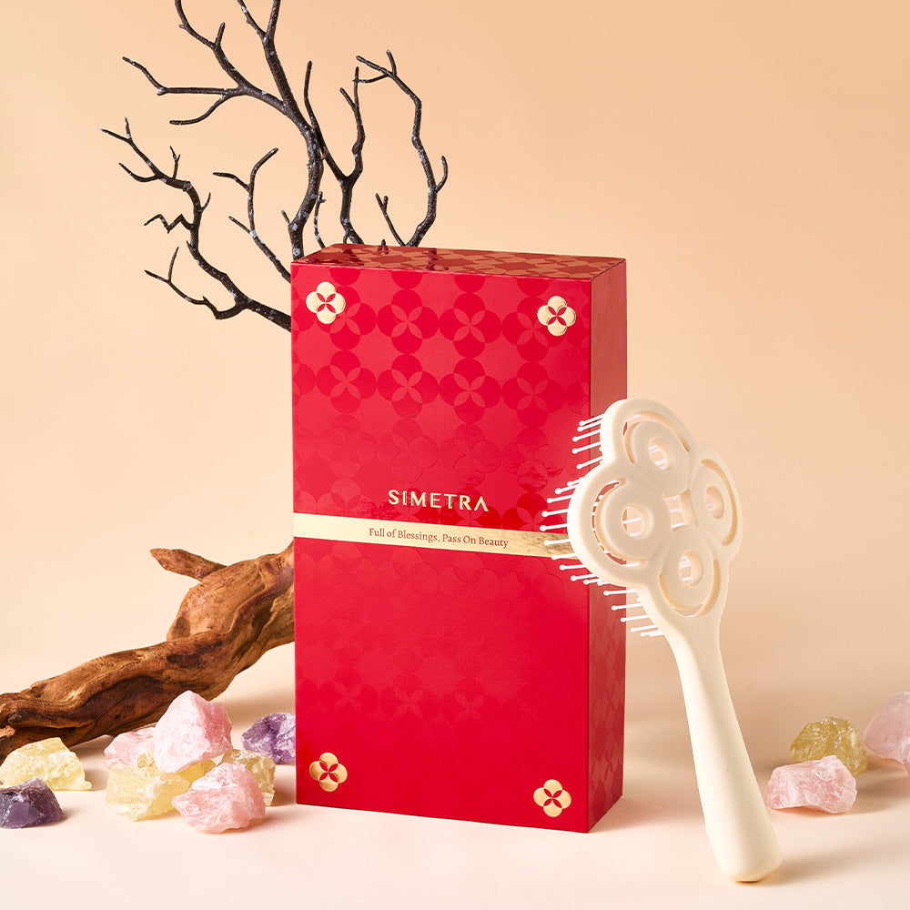 Simetra Lucky Hair Brush Comb – Harness Cosmic Energy with Every Brushstroke