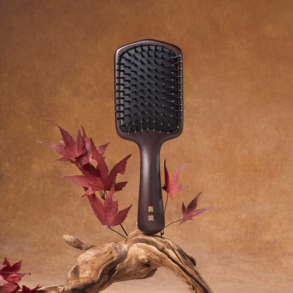 Kemal Şanli X Simetra Miracle Hair Brush Comb | Artisan Sandalwood Massager