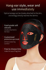 SIMETRA Red and Blue Light Mask Photon Skin Whitening and Rejuvenation Soothing and Repair Beauty Device Gift