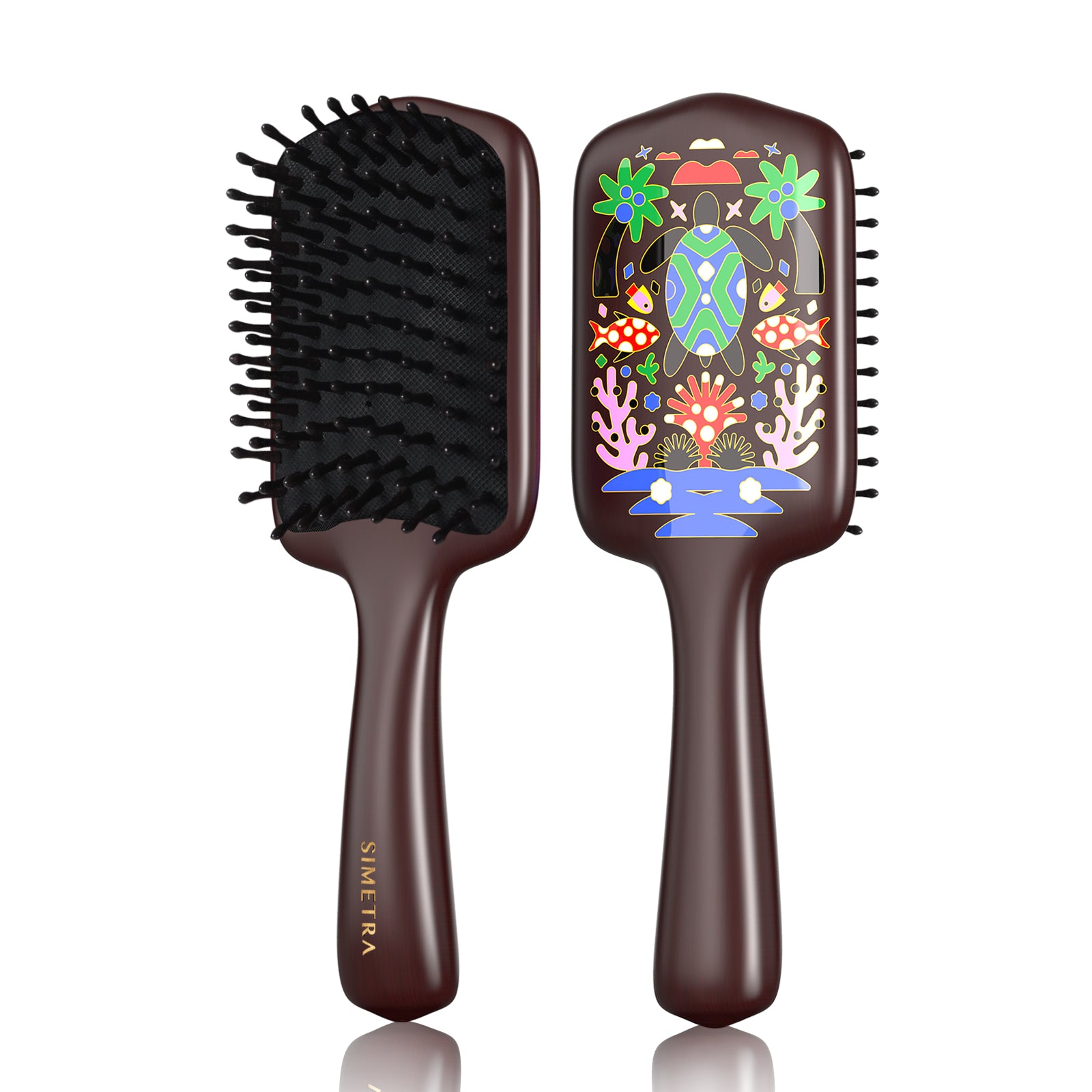 Kemal Şanli X Simetra Miracle Wooden Paddle Hair Brush Comb | Artisan Sandalwood Massager